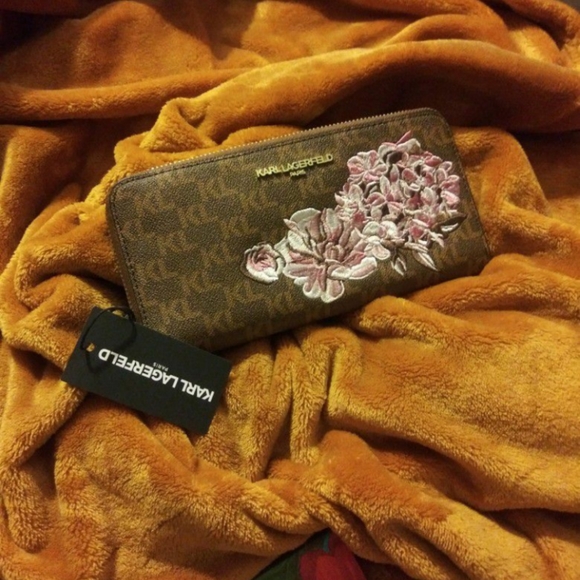 Karl Lagerfeld logo wallet with embroidery - Picture 4 of 4